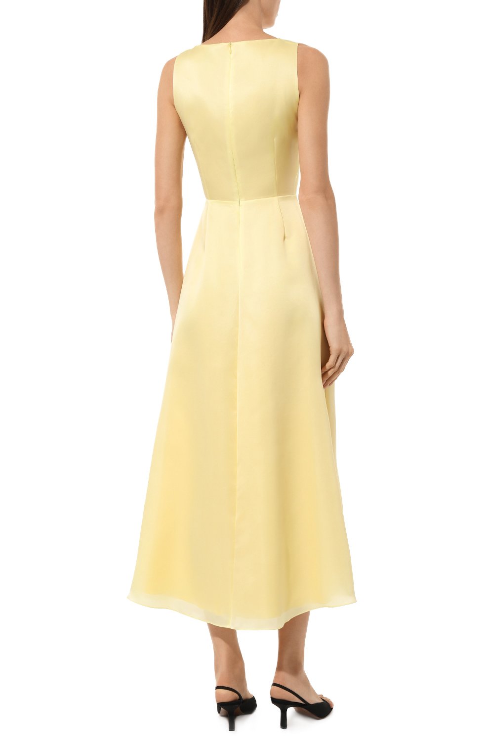 Шелковое платье OLOLOL желтого цвета по цене 89000 руб., арт. OLD130/1013.802/S23, фото 4 Шелковое платье OLOLOL, арт. OLD130/1013.802/S23, фото 4