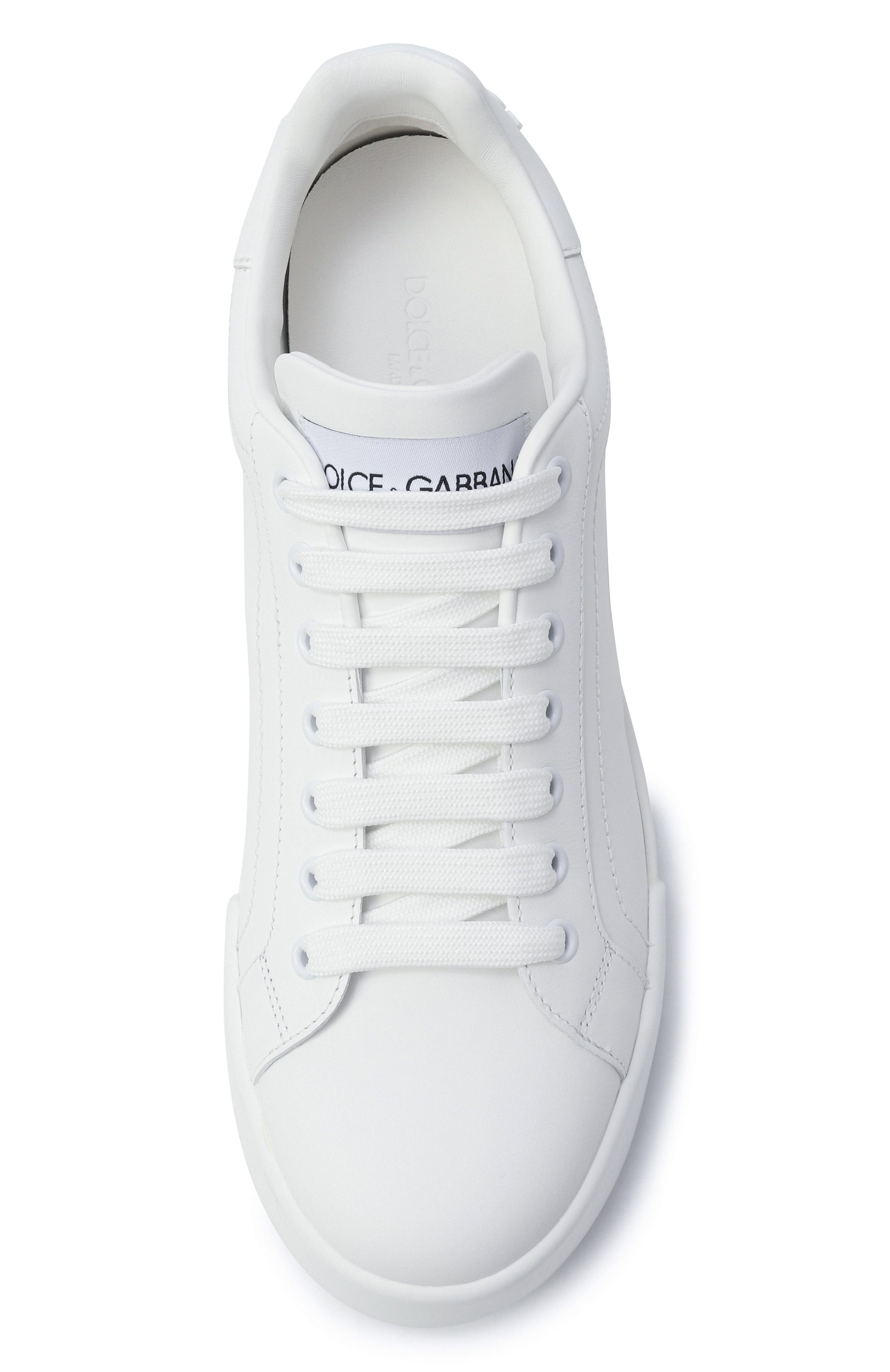 Кожаные кеды portofino DOLCE & GABBANA, арт. CK2330/A1065, фото 6