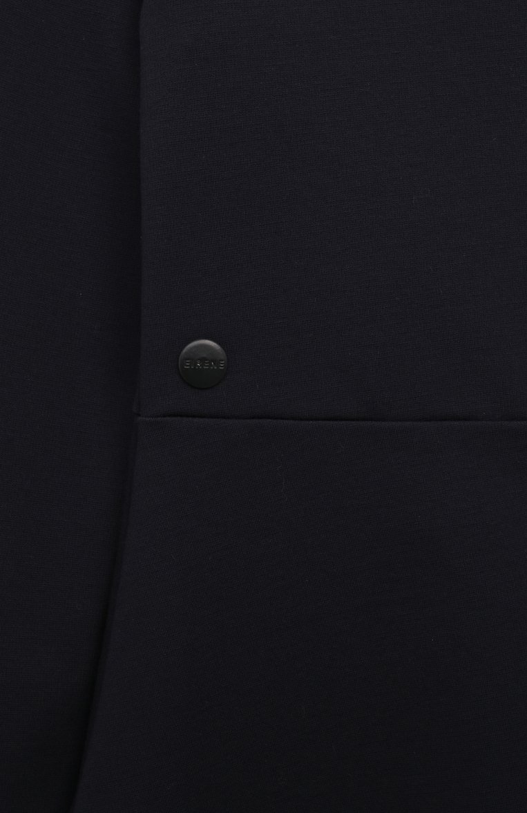 Детское платье из вискозы EIRENE темно-синего цвета, арт. FW242590/6/7A-8/9A | Фото 3 (Рукава: Длинные; Материал внешний: Вискоза; Девочки Кросс-КТ: Платье-одежда; Девочки-школьная форма: Платья; Случай: Формальный; Ростовка одежда: 8 лет | 128 см, 7 лет | 122 см, 9 лет | 134 см)