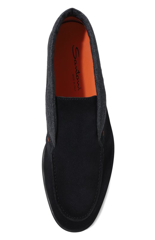 Замшевые ботинки Malibu Santoni MGAG1897400TGGEX Синий  MGAG1897400TGGEX Фото 6