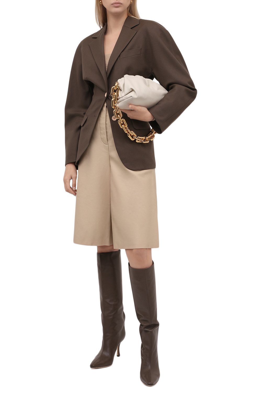 Кожаные сапоги chad 90 JIMMY CHOO, арт. CHAD 90/MHJ, фото 2