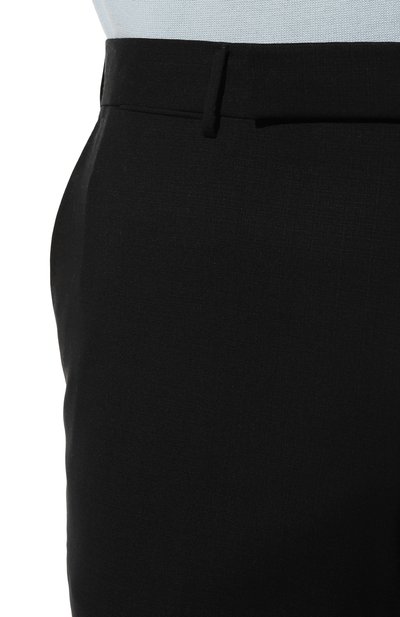 Шерстяные брюки ZEGNA черного цвета по цене 96350 руб., арт. C27F04/75TB12, фото 5 Шерстяные брюки ZEGNA, арт. C27F04/75TB12, фото 5