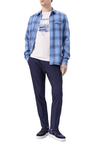 Хлопковая футболка BRUNELLO CUCINELLI, арт. M0B138453, фото 2