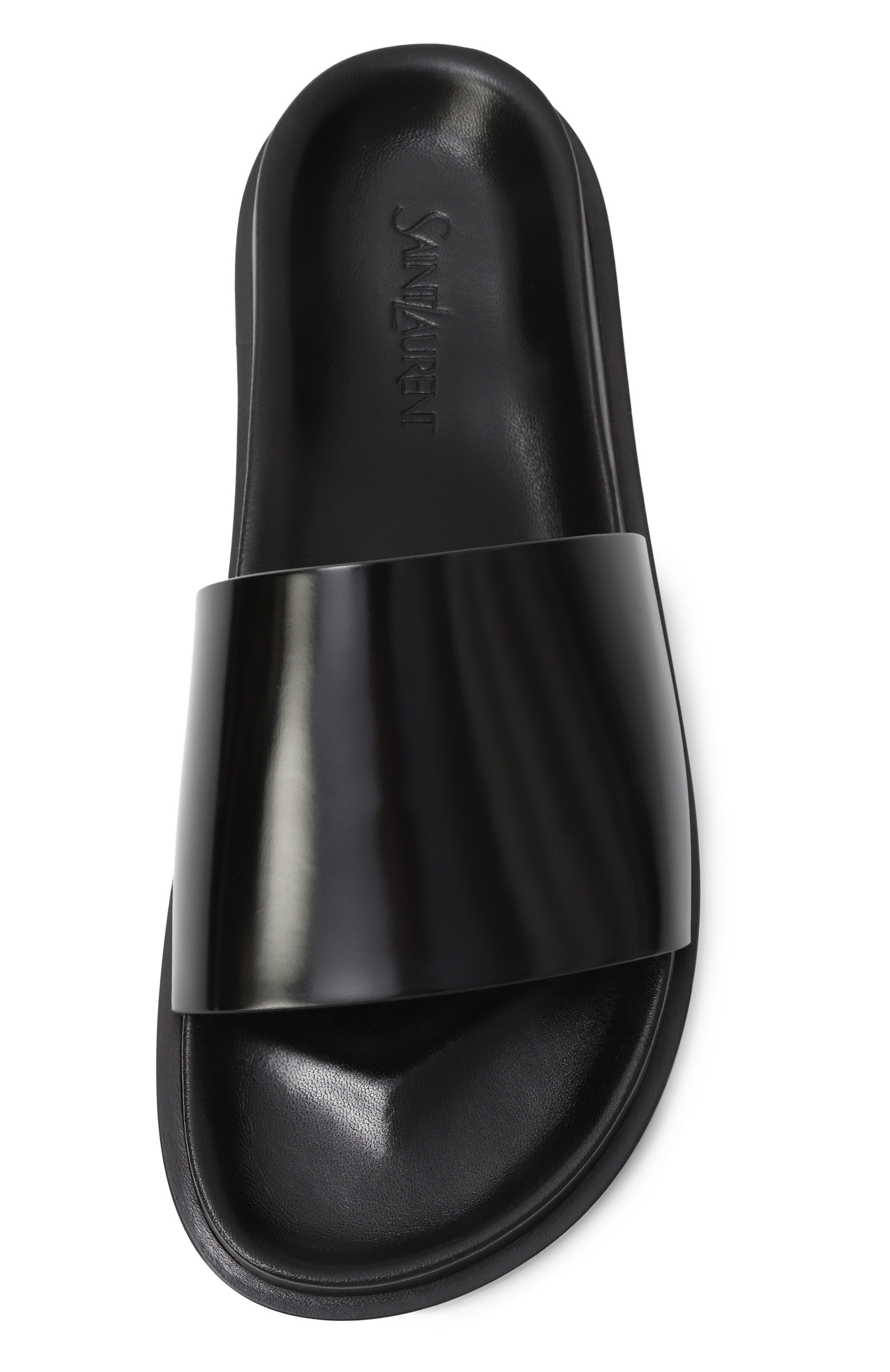 Кожаные шлепанцы nichols SAINT LAURENT, арт. 818963/AACWZ, фото 6