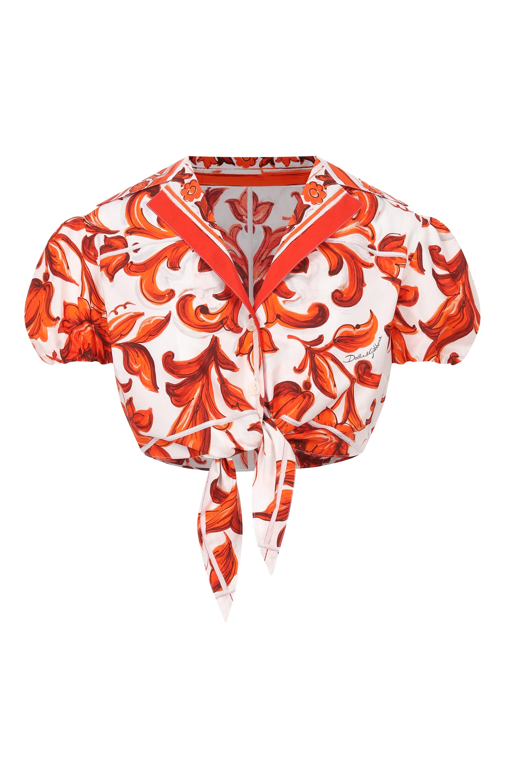 Хлопковая рубашка DOLCE & GABBANA, арт. F5T66T/GDDRD, фото 1