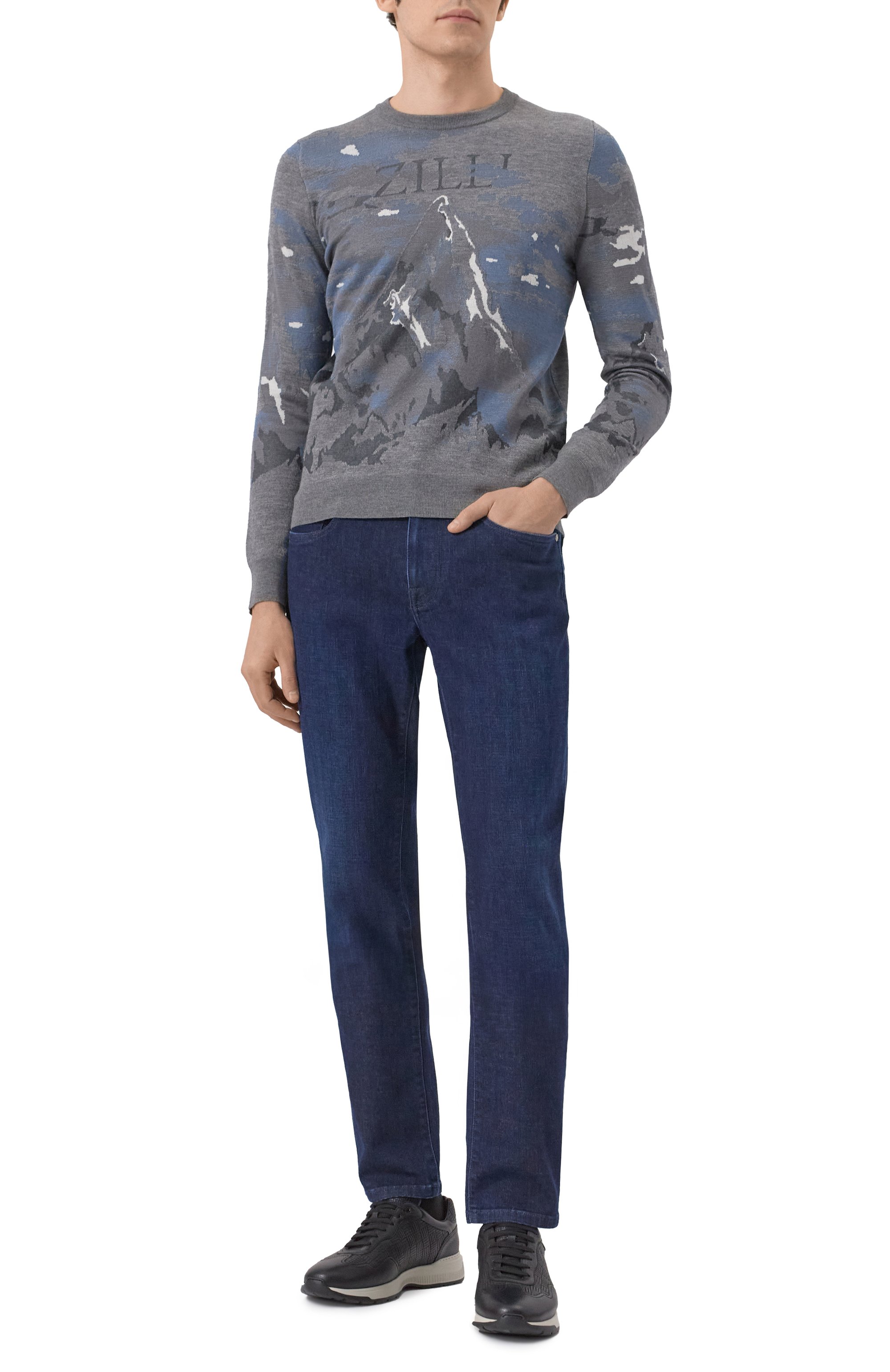 Джемпер из шерсти и шелка ZILLI, арт. KRN001M0240VNMU00, фото 2