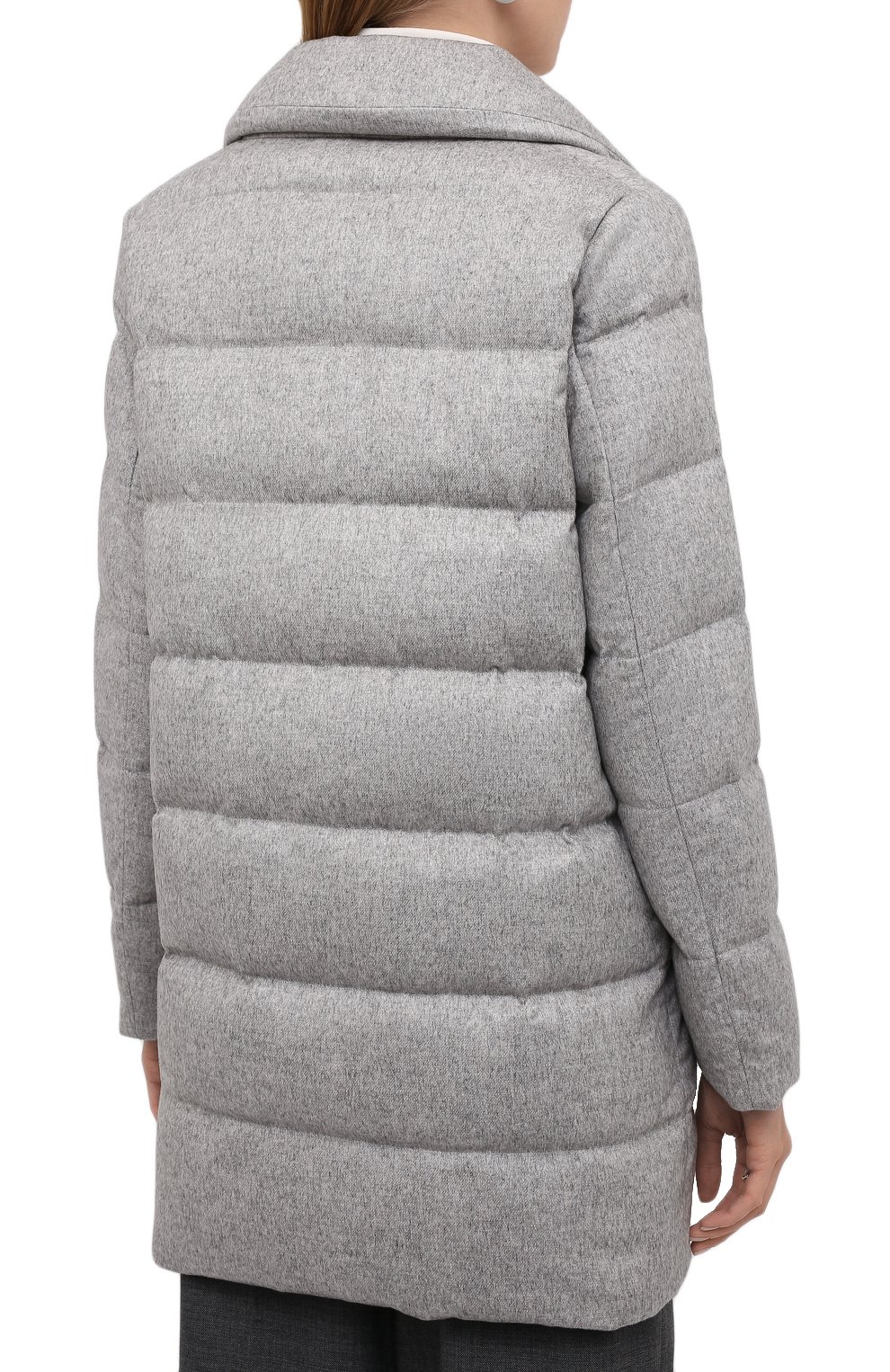 Пуховая куртка из шелка и кашемира HERNO, арт. PI1377D/38087, фото 4