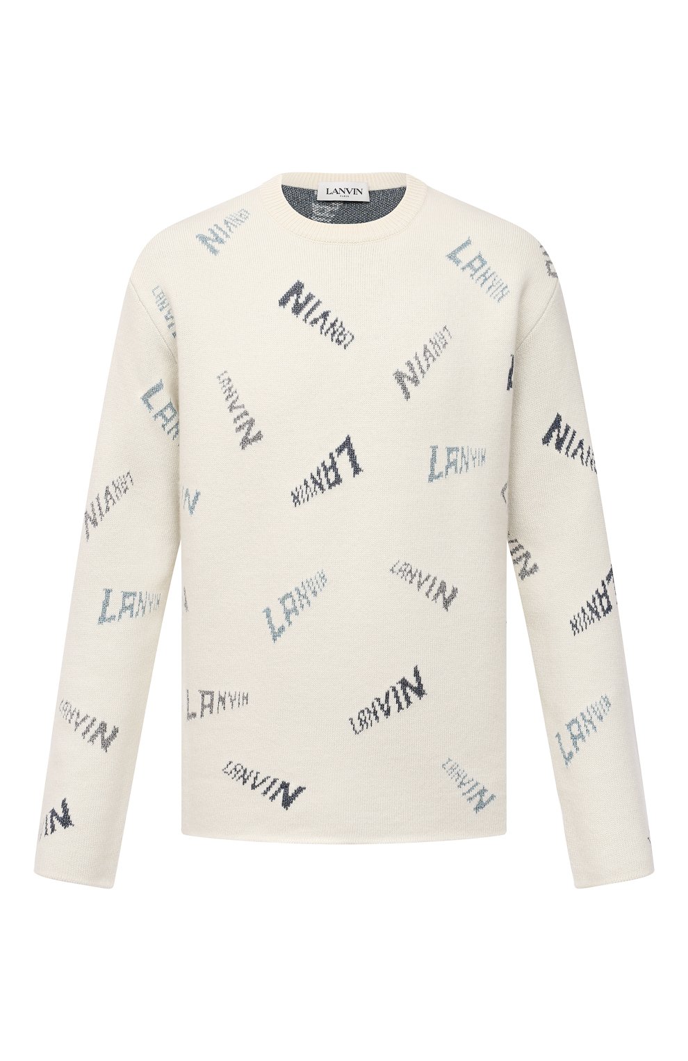 Джемпер LANVIN кремового цвета по цене 129000 руб., арт. RM-P00052-K006-A21, фото 1 Джемпер LANVIN, арт. RM-P00052-K006-A21, фото 1