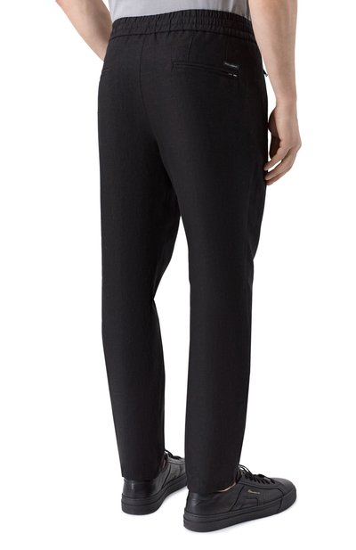 Льняные брюки DOLCE & GABBANA, арт. GVZAET/GG862, фото 4