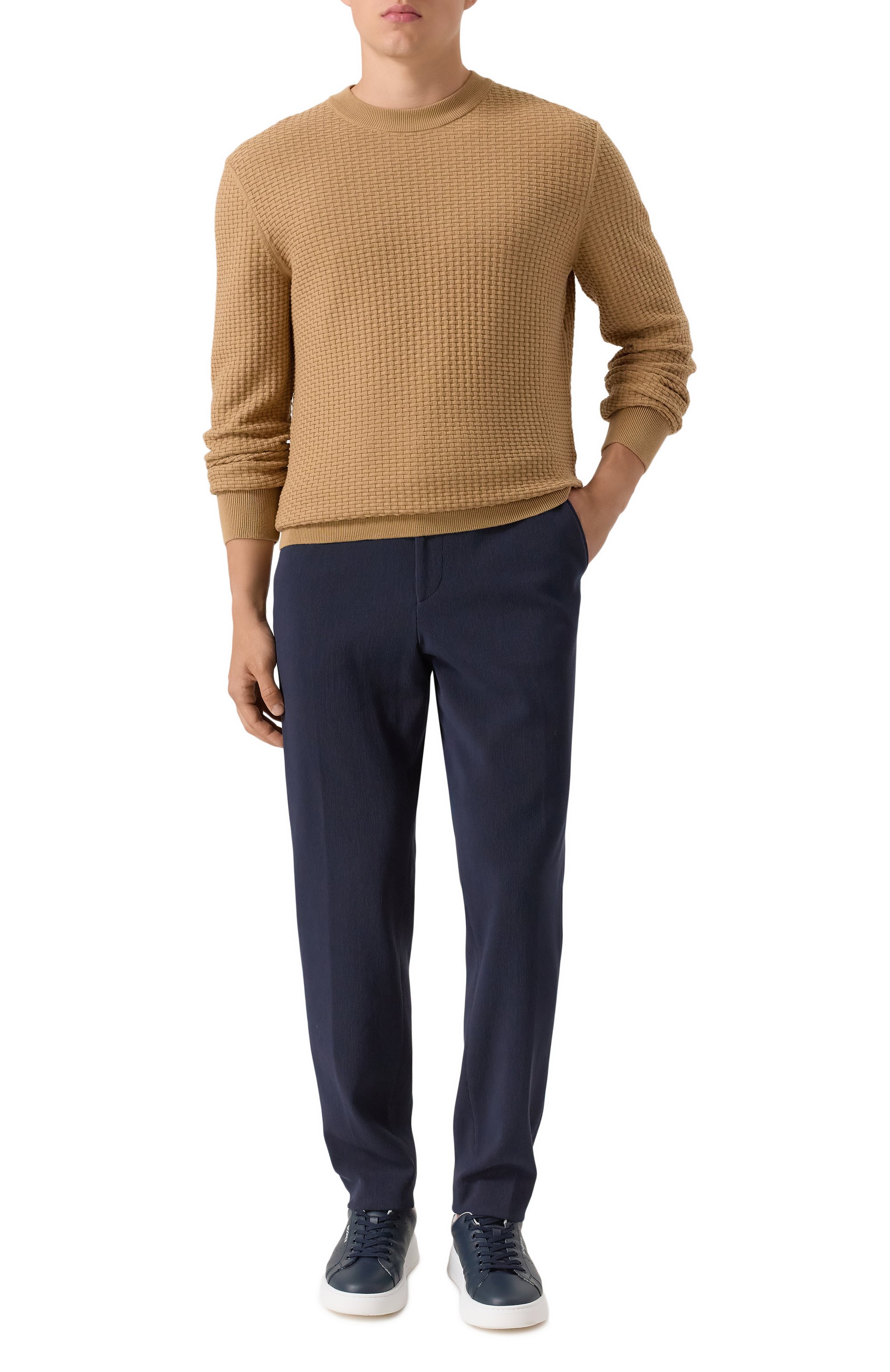 Хлопковый джемпер BOSS, арт. 50545283, фото 2