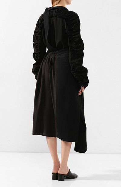 Хлопковые брюки YOHJI YAMAMOTO, арт. FS-P53-801, фото 4