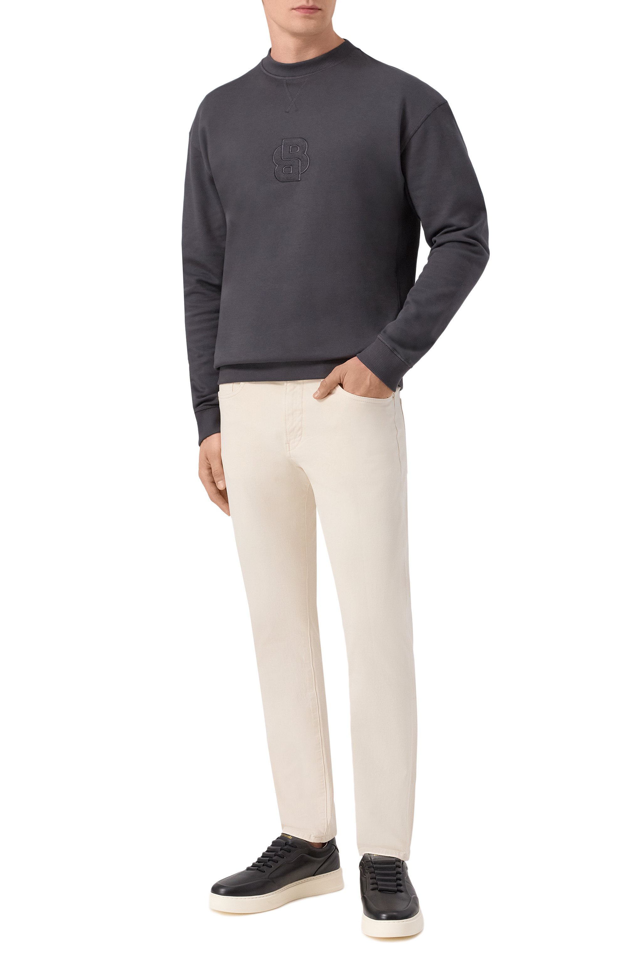 Хлопковые брюки BOSS, арт. 50543883, фото 2