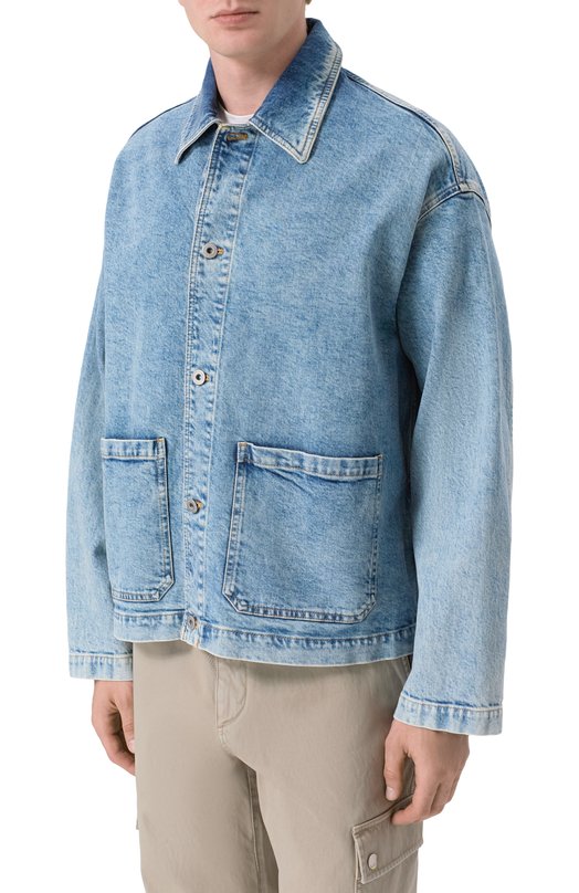 Джинсовая куртка Emporio Armani EM004722/AF23101 Голубой  EM004722/AF23101 Фото 3