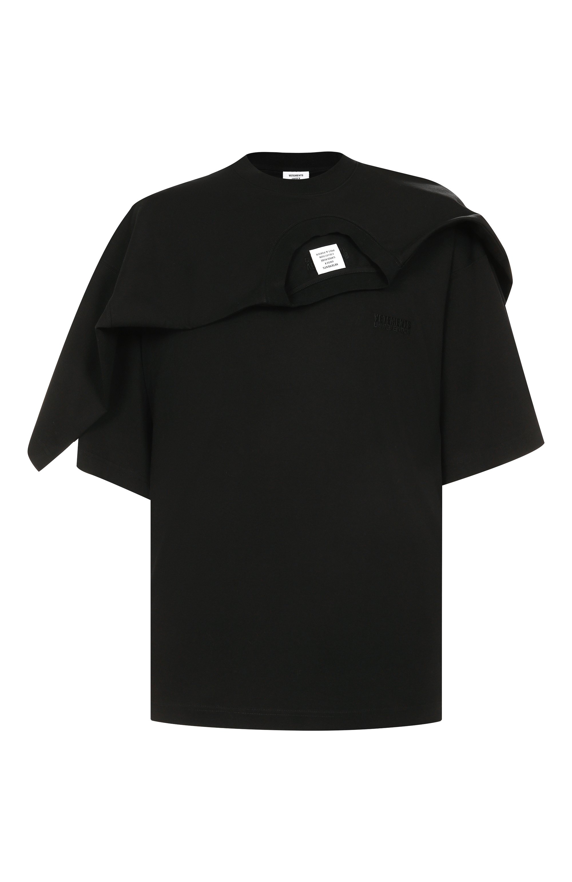 Хлопковая футболка VETEMENTS, арт. UH76TR400B/1000 LIGHT JERSEY, фото 1