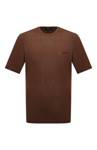 Мужская льняная футболка ZILLI, арт. TSR02AM0800VZLF65M