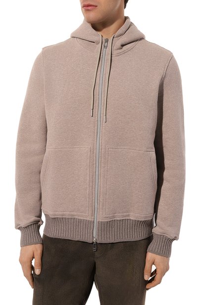 Толстовка из хлопка и кашемира MVST бежевого цвета по цене 149000 руб., арт. 15M429.FW00.MUST./58-62, фото 3 Толстовка из хлопка и кашемира MVST, арт. 15M429.FW00.MUST./58-62, фото 3