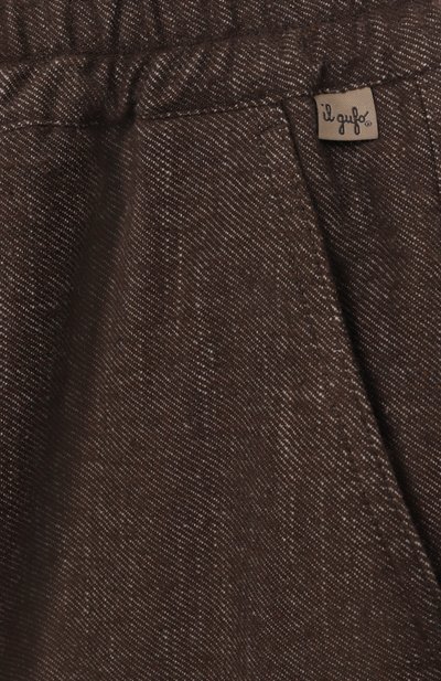 Джинсы IL GUFO коричневого цвета по цене 21700 руб., арт. A25GPL0030C0074/10-14, фото 3 Джинсы IL GUFO, арт. A25GPL0030C0074/10-14, фото 3