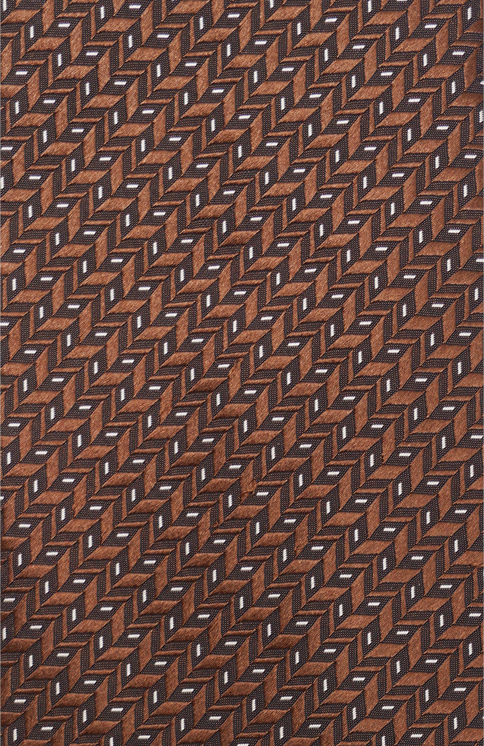 Шелковый галстук CANALI коричневого цвета по цене 21450 руб., арт. 18/HJ04704, фото 4 Шелковый галстук CANALI, арт. 18/HJ04704, фото 4