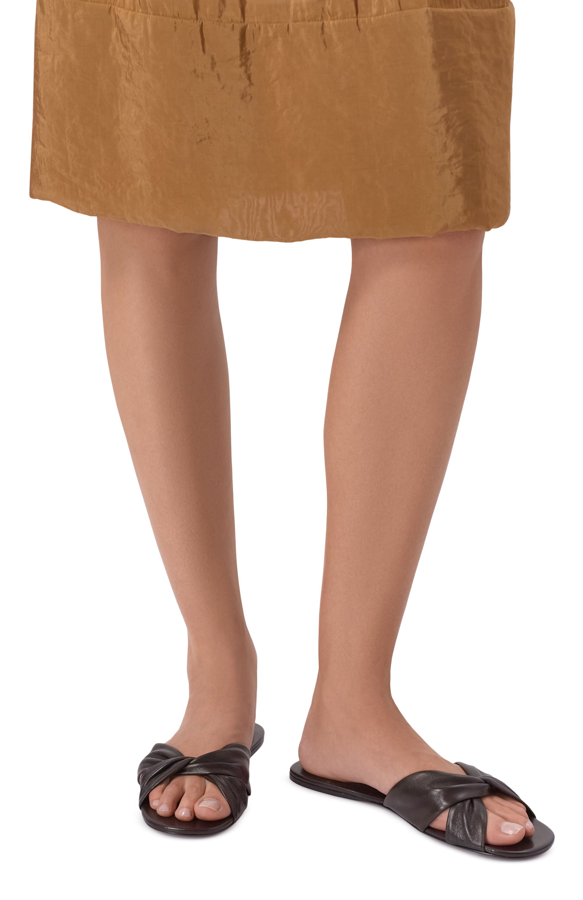 Кожаные шлепанцы SAINT LAURENT, арт. 860614/AADF0, фото 2