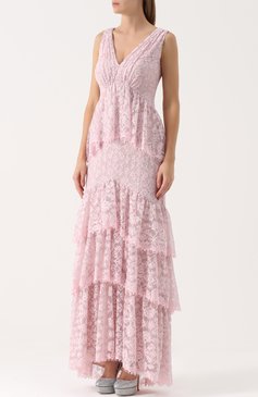 Кружевное платье-макси с оборками TADASHI SHOJI, арт. AYY17557L, фото 1