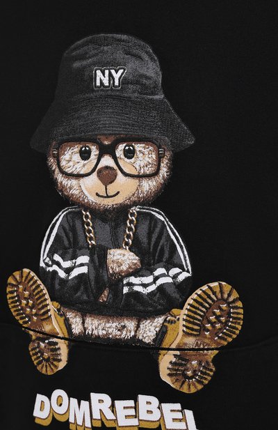 Хлопковое худи DOMREBEL, арт. NY BEAR/H00DIE/W, фото 5