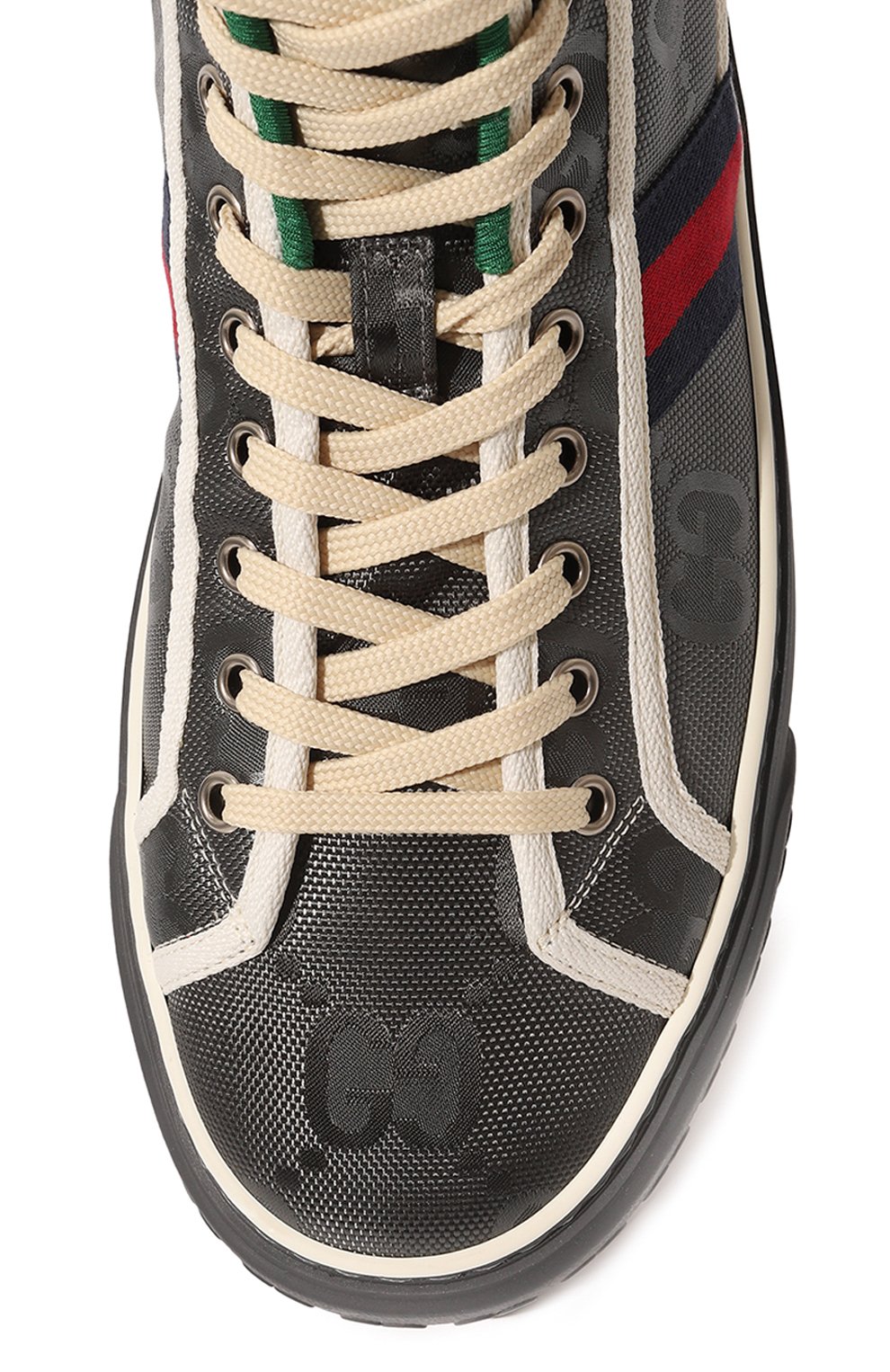Текстильные кеды gucci tennis 1977 GUCCI, арт. 628717 H9H80, фото 6
