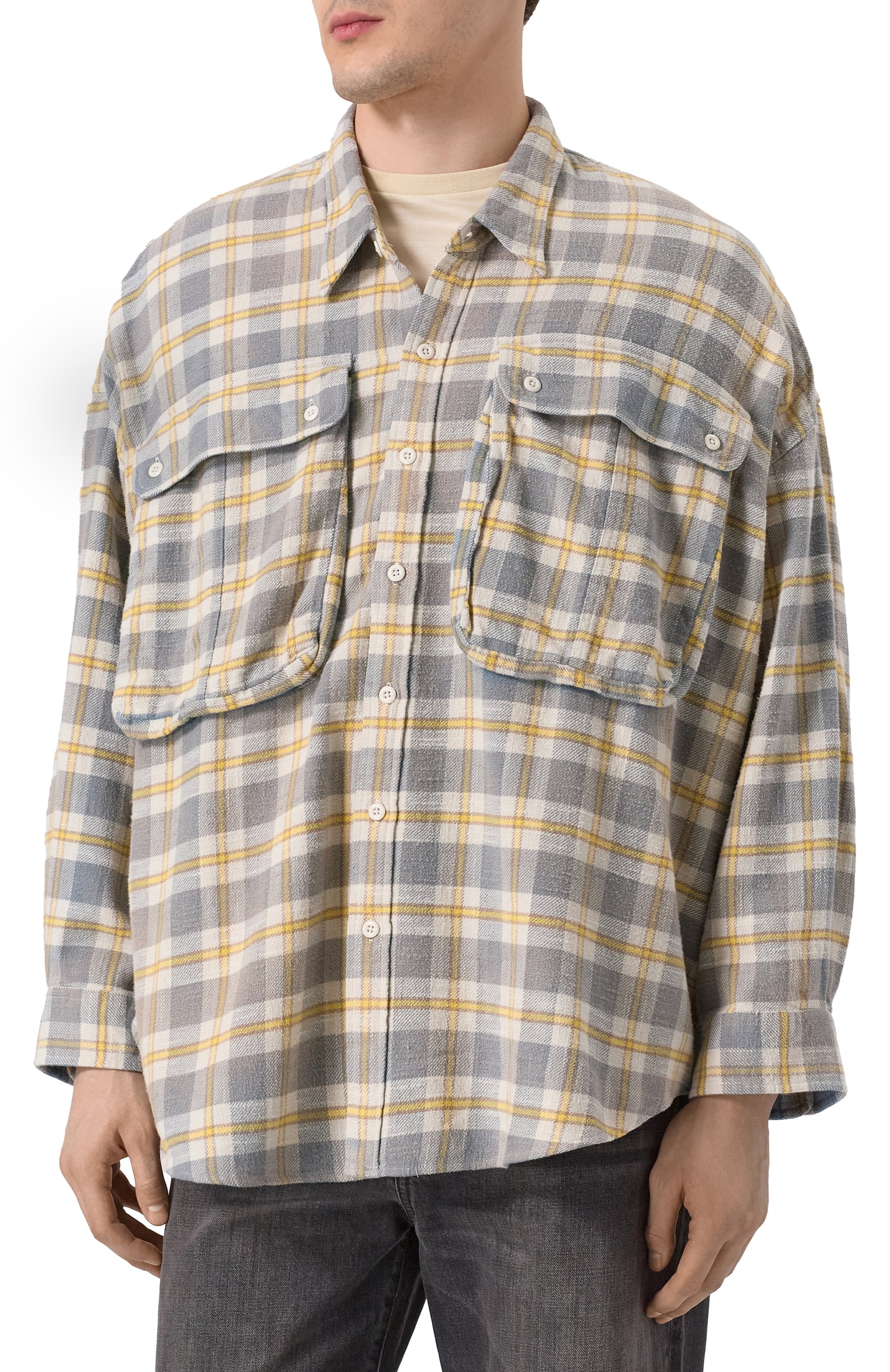 Хлопковая рубашка R13, арт. R13MR362-R467B, фото 3