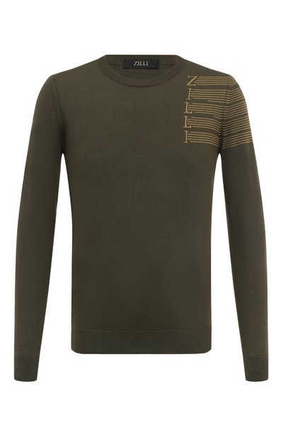 Мужской джемпер из шелка и хлопка ZILLI, арт. KRN001M0142VUSM00