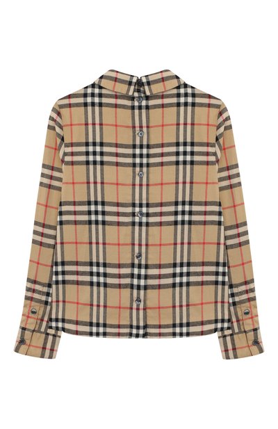 Хлопковая блузка BURBERRY, арт. 8017802, фото 2