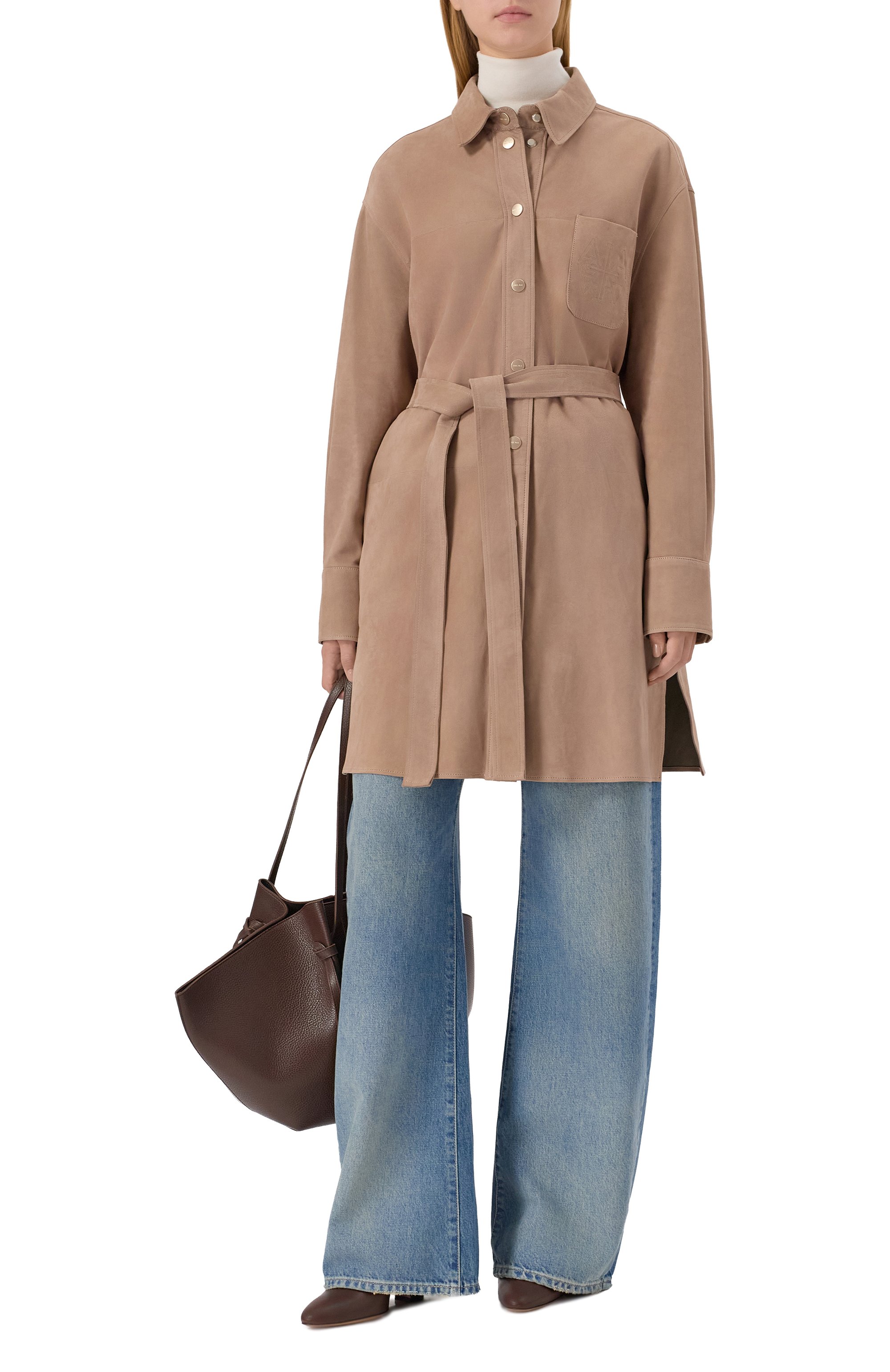 Замшевая рубашка FREEAGE, арт. B1046S, фото 2