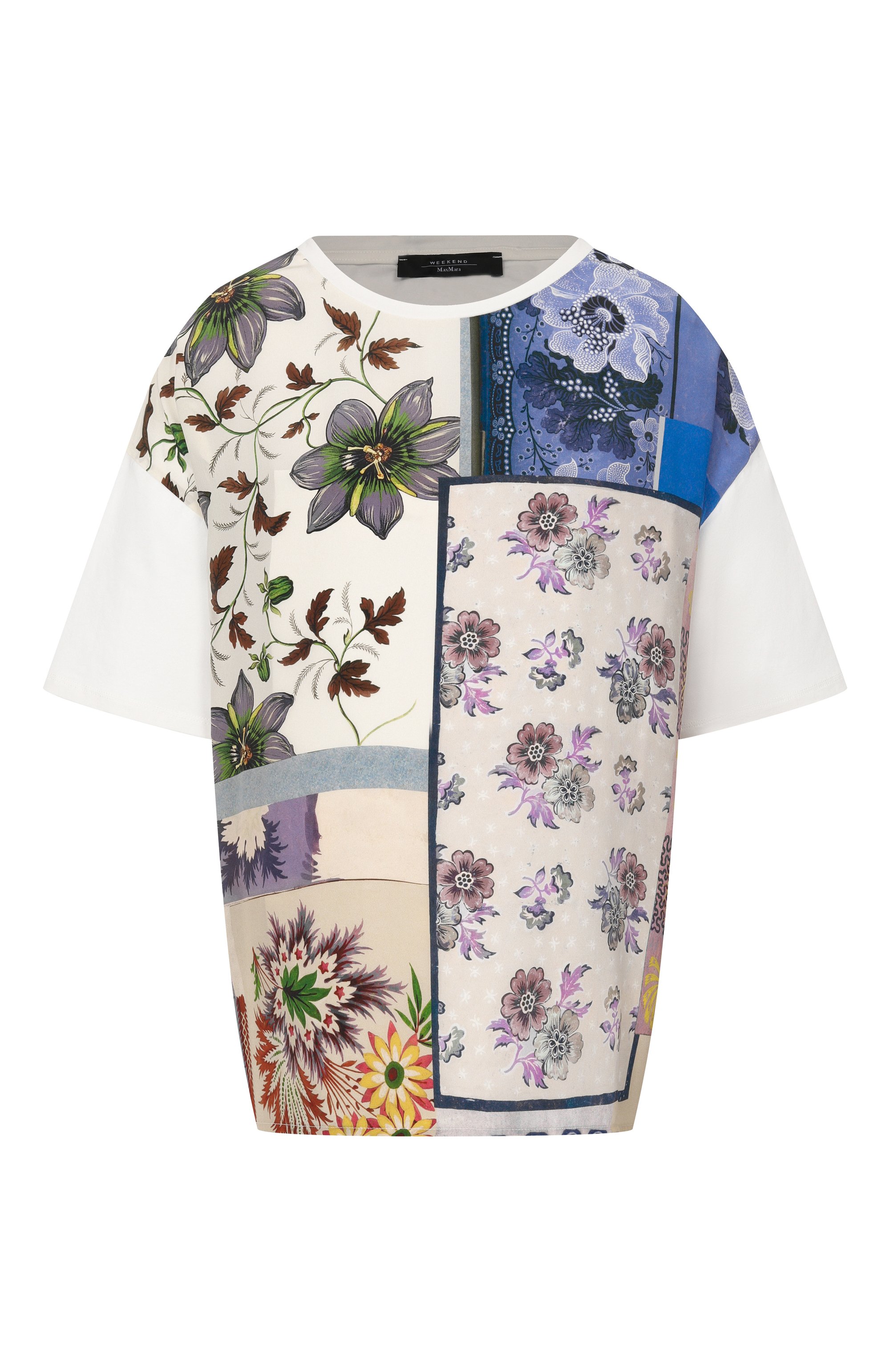 Хлопковая футболка WEEKEND MAX MARA, арт. WKDPAMPAS, фото 1