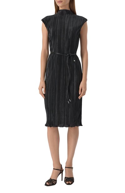 Платье HUGO черного цвета по цене 26950 руб., арт. 50545229, фото 3 Платье HUGO, арт. 50545229, фото 3