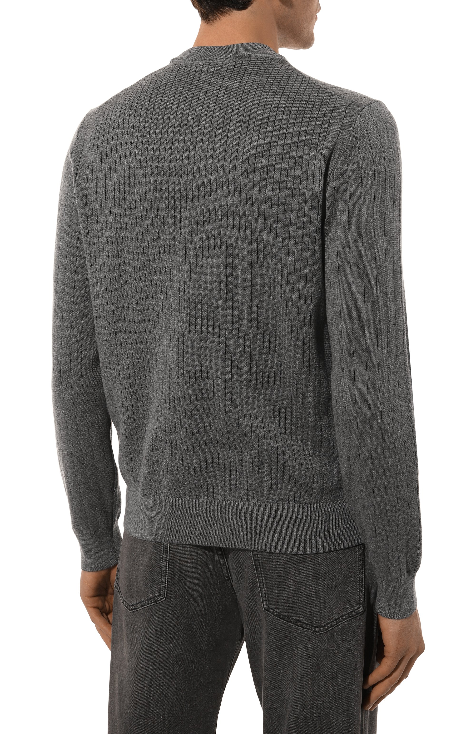 Хлопковый джемпер BOSS, арт. 50531156, фото 4