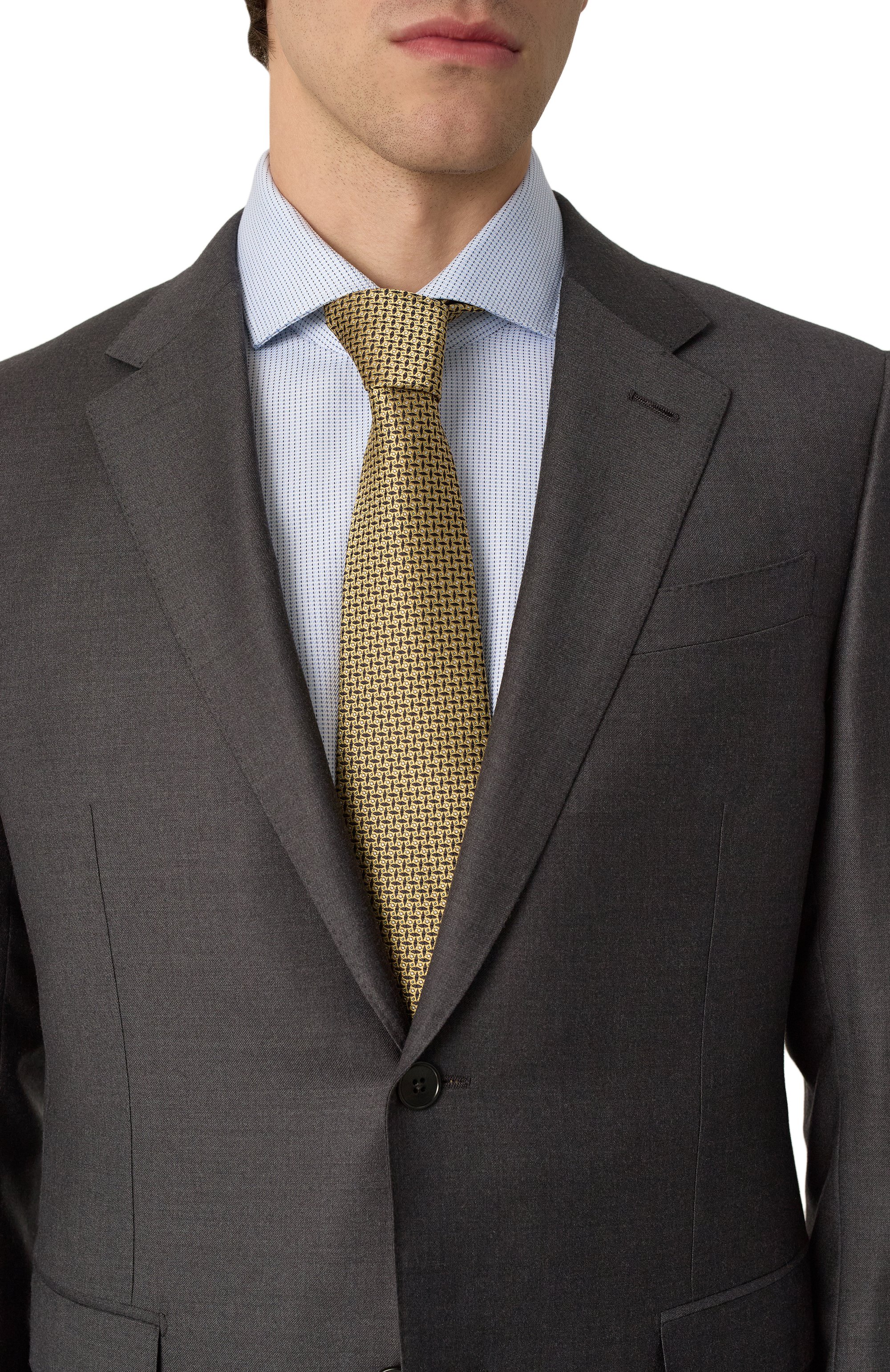 Шелковый галстук CANALI, арт. 18/HJ04237, фото 2