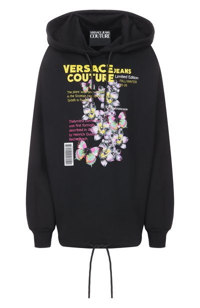 Женский хлопковое худи VERSACE JEANS COUTURE, арт. 79HAIB03/CFB00