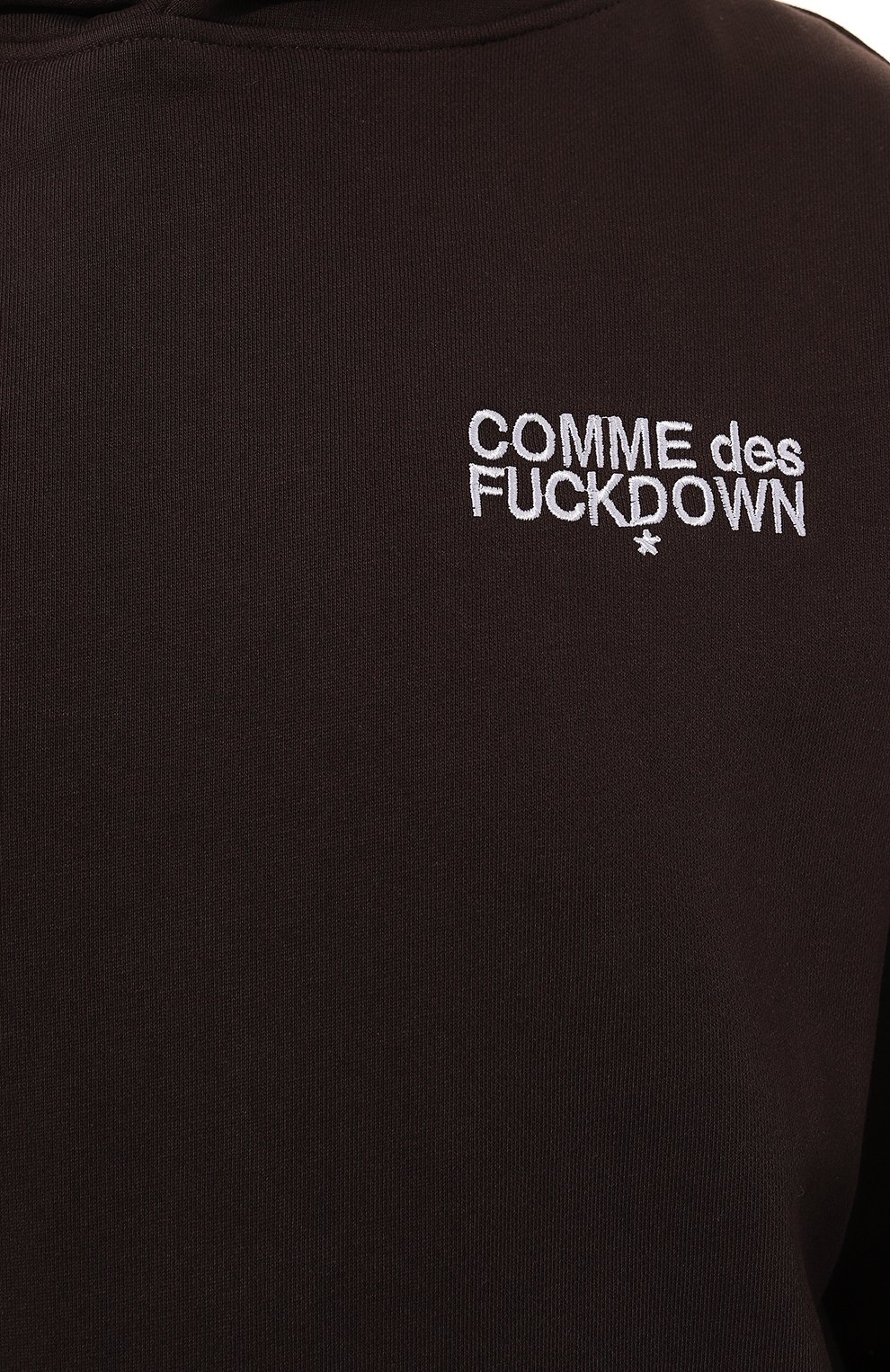 Хлопковое худи COMME DES FUCKDOWN, арт. CFABW01010, фото 5