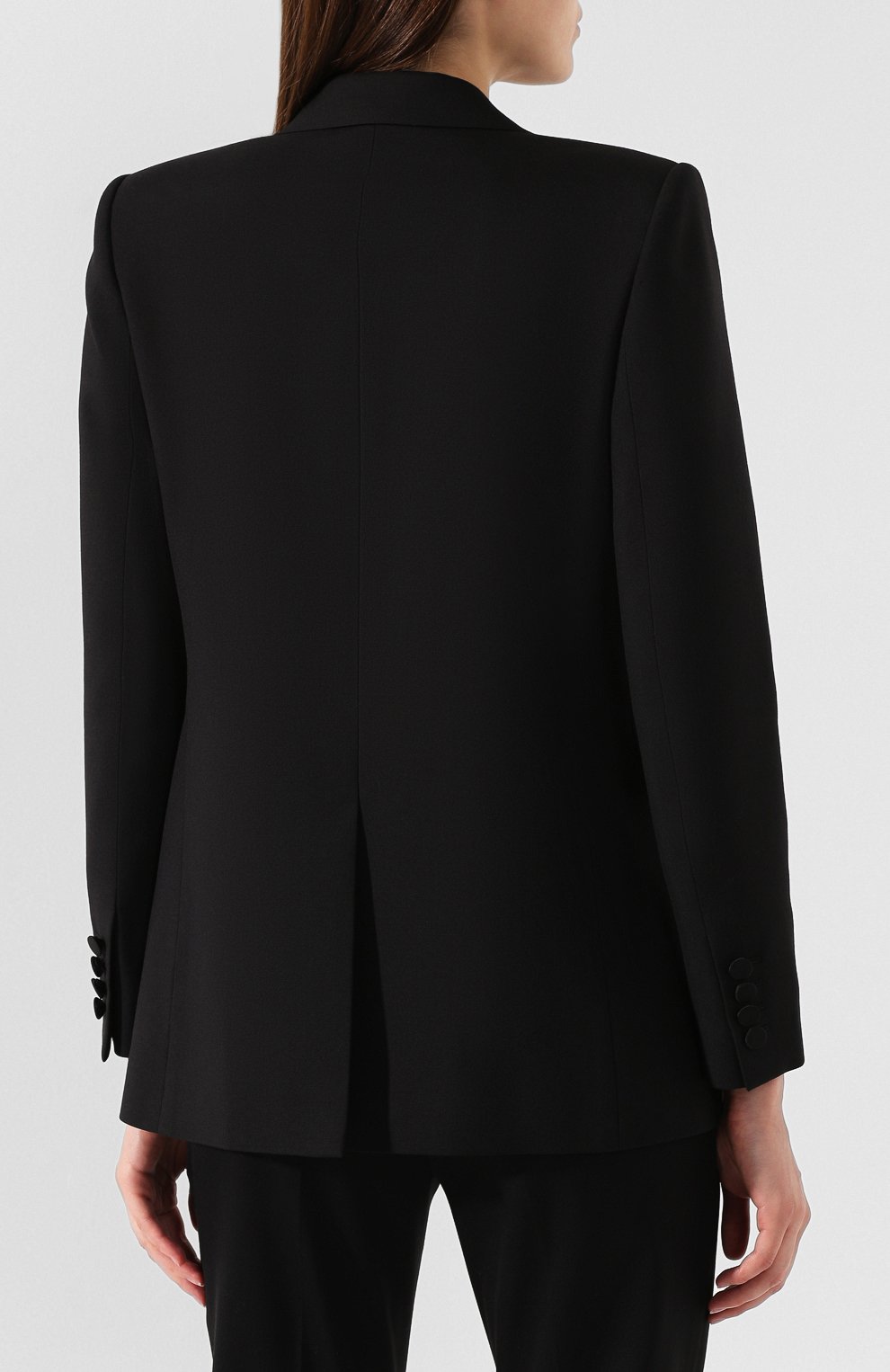 Шерстяной жакет SAINT LAURENT, арт. 568454/Y404W, фото 4