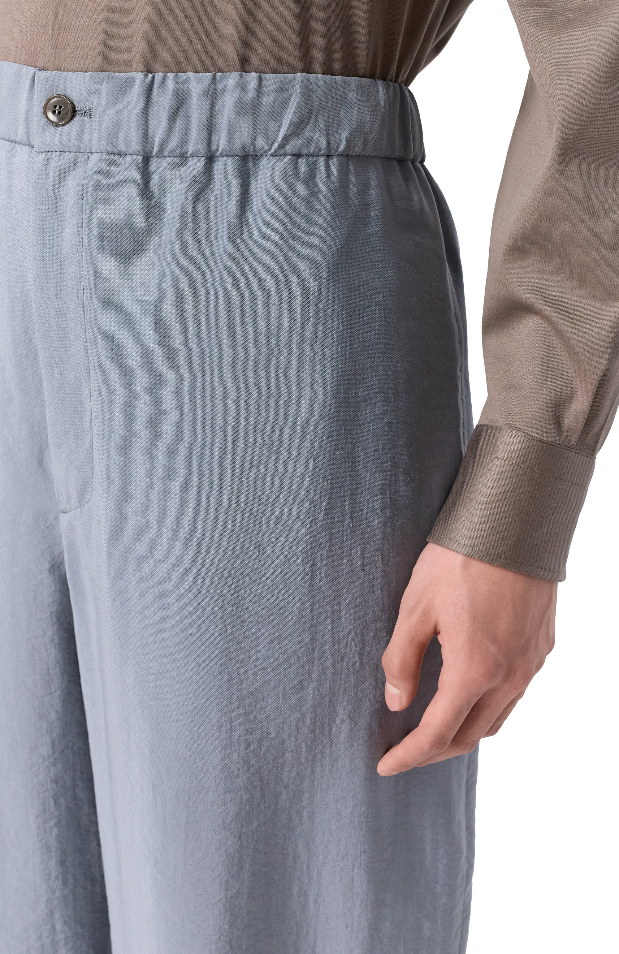 Шелковые брюки GIORGIO ARMANI, арт. GM003240/TE10081, фото 5