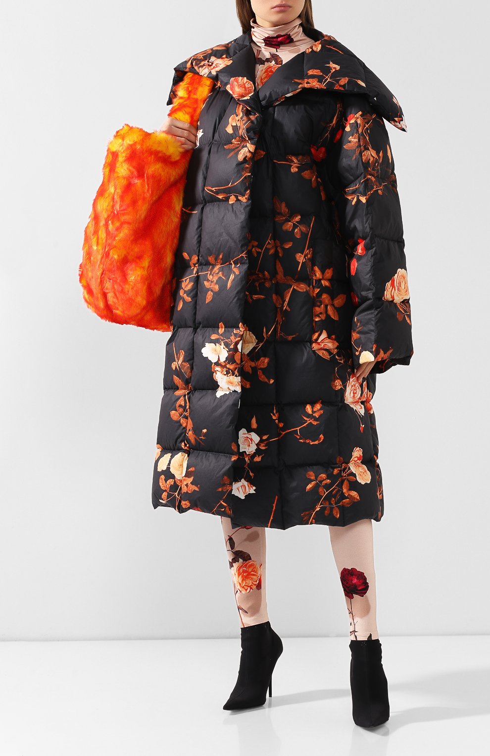 Пуховик с принтом DRIES VAN NOTEN, арт. 192-10245-8007, фото 2