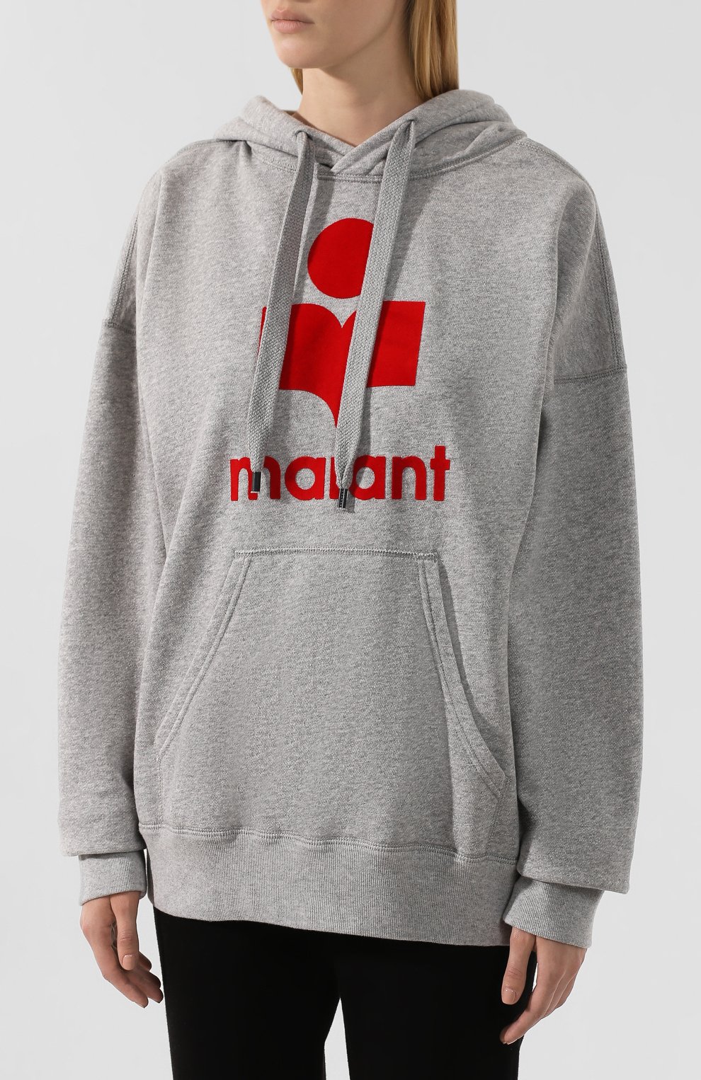 Хлопковое худи ISABEL MARANT ETOILE, арт. SW0031-19A042E/MANSEL, фото 3