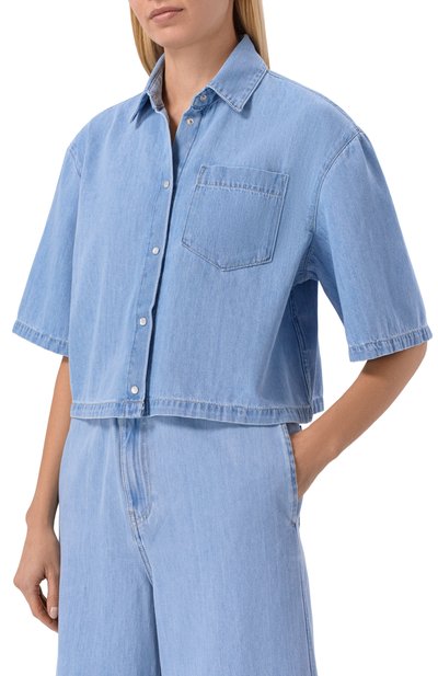 Джинсовая рубашка kodiak AG ADRIANO GOLDSCHMIED, арт. W0210-188/K0DIAK-B0XY SHIRT, фото 3