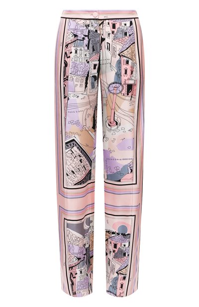 Женские шелковые брюки EMILIO PUCCI, арт. 1ERT40/1E721