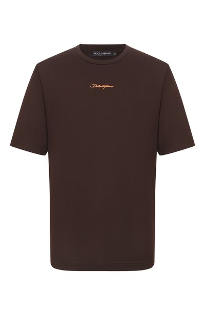 Хлопковая футболка DOLCE & GABBANA, арт. G8PN9Z/G7P0C, фото 1