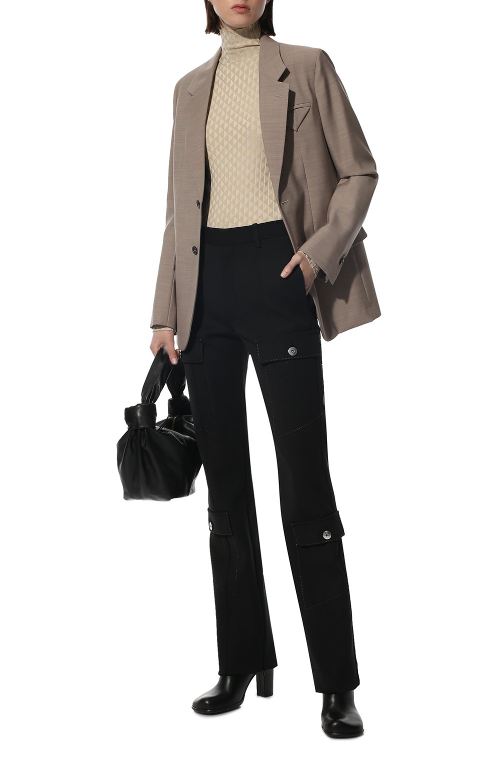 Шелковая водолазка BOTTEGA VENETA, арт. 682478/V1LP0, фото 2