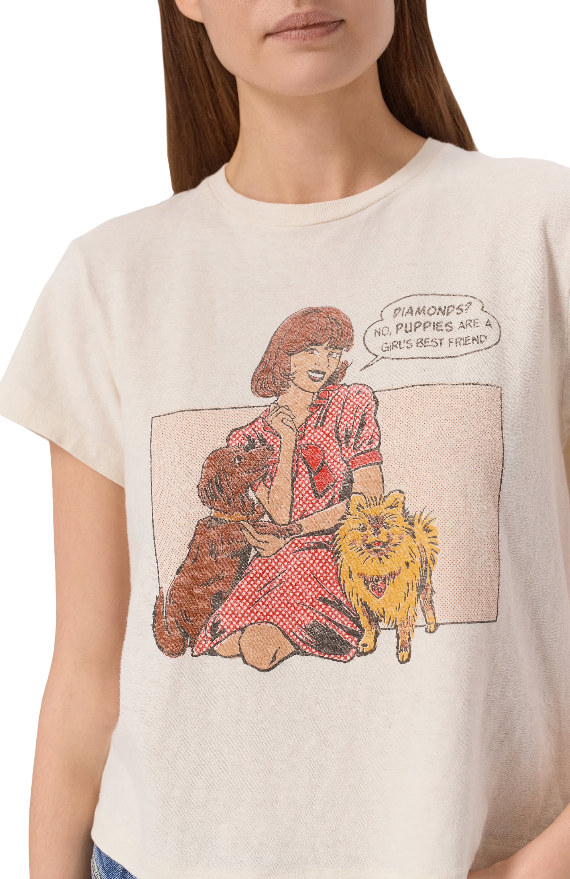 Хлопковая футболка RE/DONE, арт. 024-02WBXT004, фото 5