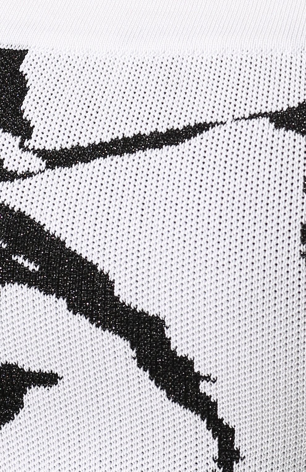 Кроп-топ BALMAIN черно-белого цвета по цене 69950 руб., арт. RF00993/K356, фото 5 Кроп-топ BALMAIN, арт. RF00993/K356, фото 5