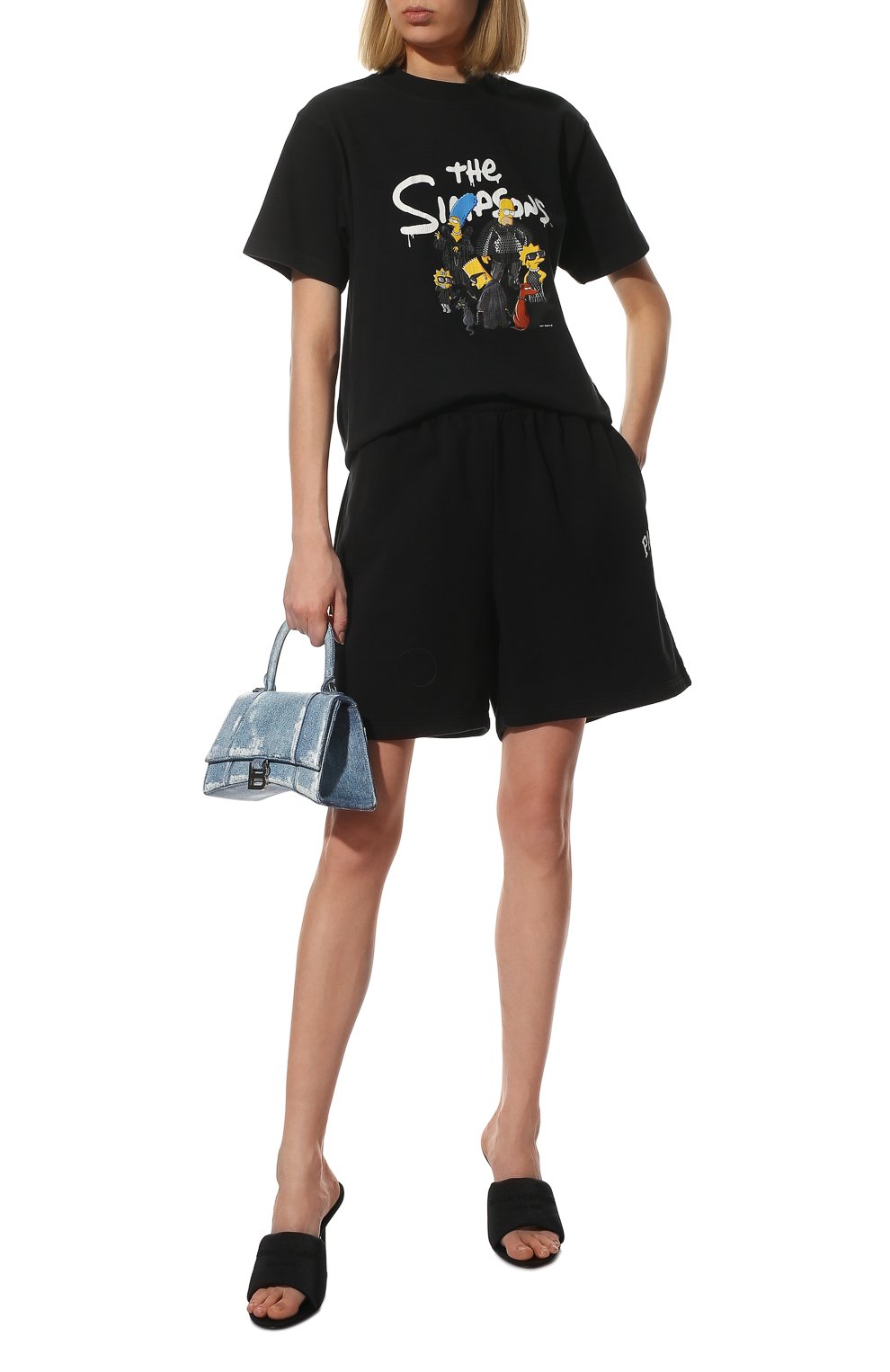 Хлопковая футболка balenciaga x the simpsons BALENCIAGA, арт. 670943/TLVG7, фото 2
