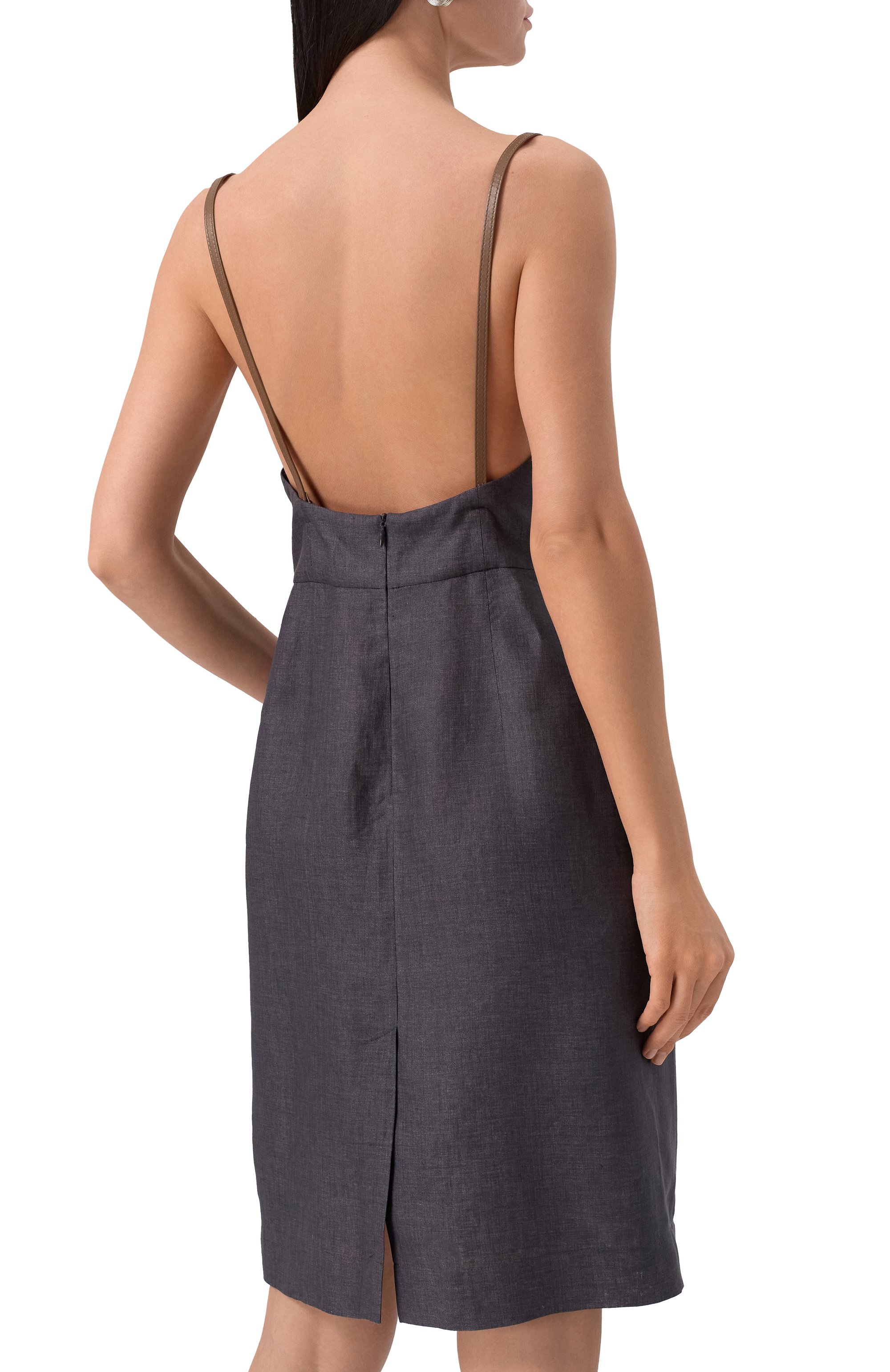 Льняное платье 12 STOREEZ, арт. 132821, фото 4