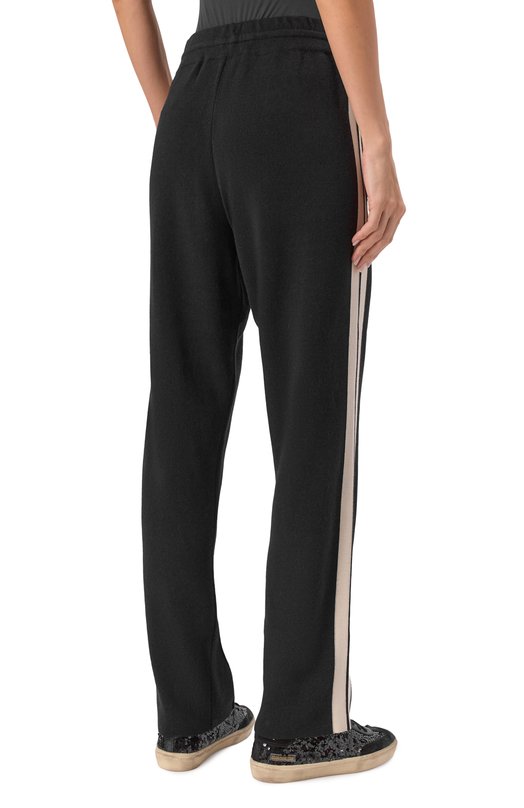 Брюки из шерсти и вискозы Palm Angels PWHG037F25KNI001 Чёрный  PWHG037F25KNI001 Фото 4