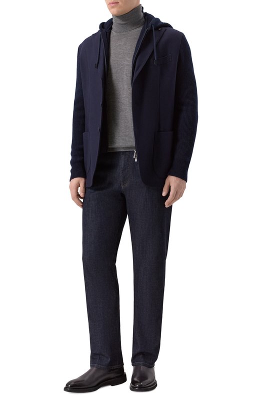 Шерстяной пиджак Gran Sasso 23133/51320 Синий  23133/51320 Фото 2